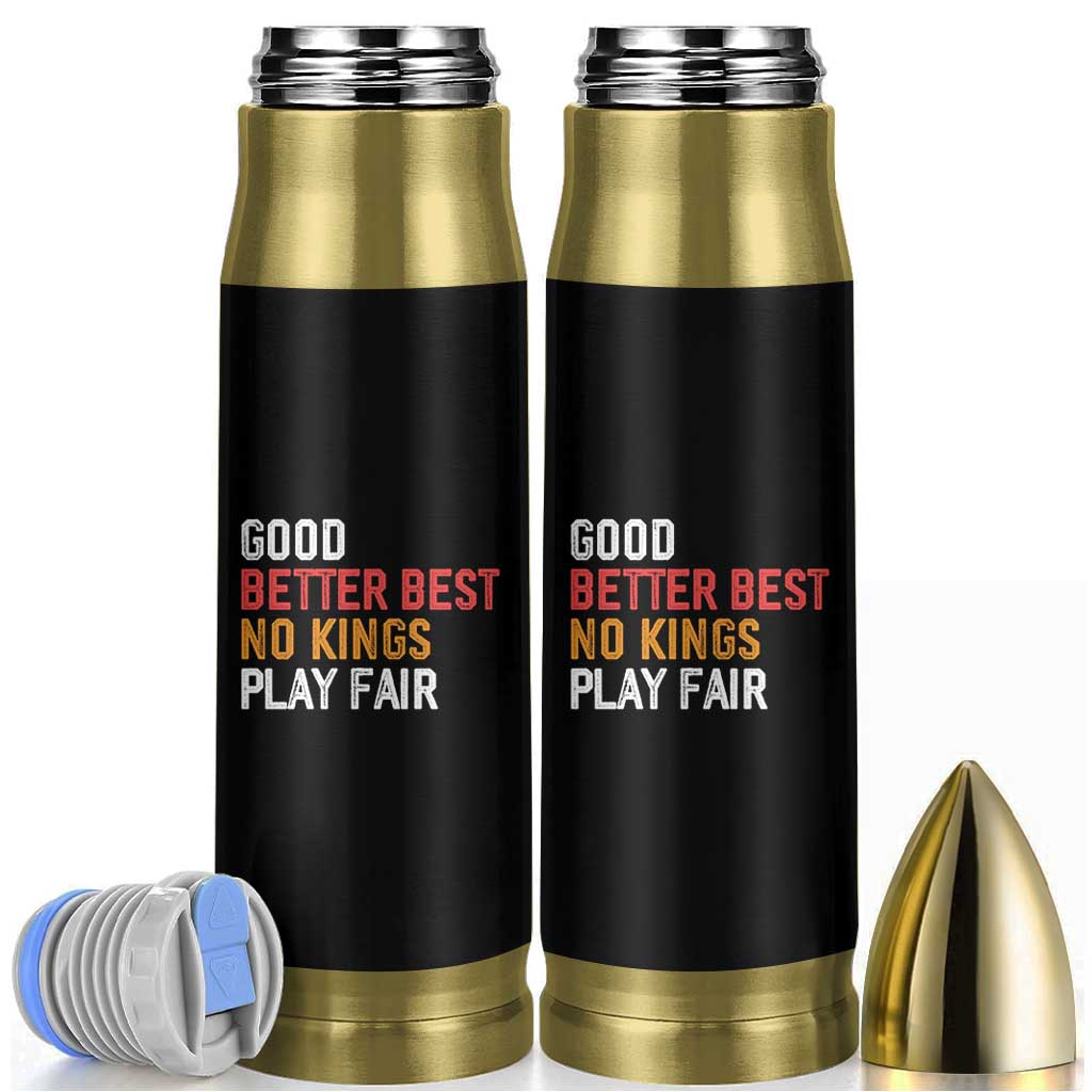 Good Better Best Chicago Pro Football Mantra Bullet Tumbler No Kings Protest Stop Sign - Wonder Print Shop