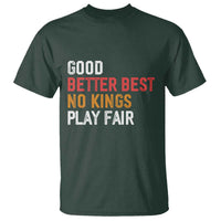 Good Better Best Chicago Pro Football Mantra T Shirt No Kings Protest Stop Sign - Wonder Print Shop