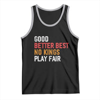 Good Better Best Chicago Pro Football Mantra Tank Top No Kings Protest Stop Sign - Wonder Print Shop