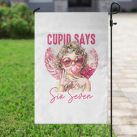 67 Valetines Garden Flag Funny Cupid Says Six Seven - Wonder Print Shop