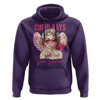 67 Valetines Hoodie Funny Cupid Says Six Seven - Wonder Print Shop