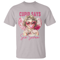 67 Valetines T Shirt Funny Cupid Says Six Seven - Wonder Print Shop