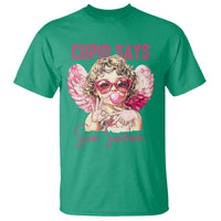 67 Valetines T Shirt Funny Cupid Says Six Seven - Wonder Print Shop