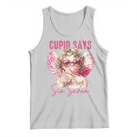 67 Valetines Tank Top Funny Cupid Says Six Seven - Wonder Print Shop