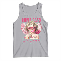 67 Valetines Tank Top Funny Cupid Says Six Seven - Wonder Print Shop