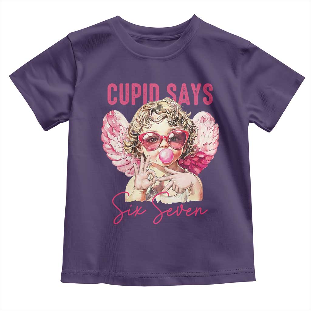 67 Valetines Toddler T Shirt Funny Cupid Says Six Seven - Wonder Print Shop