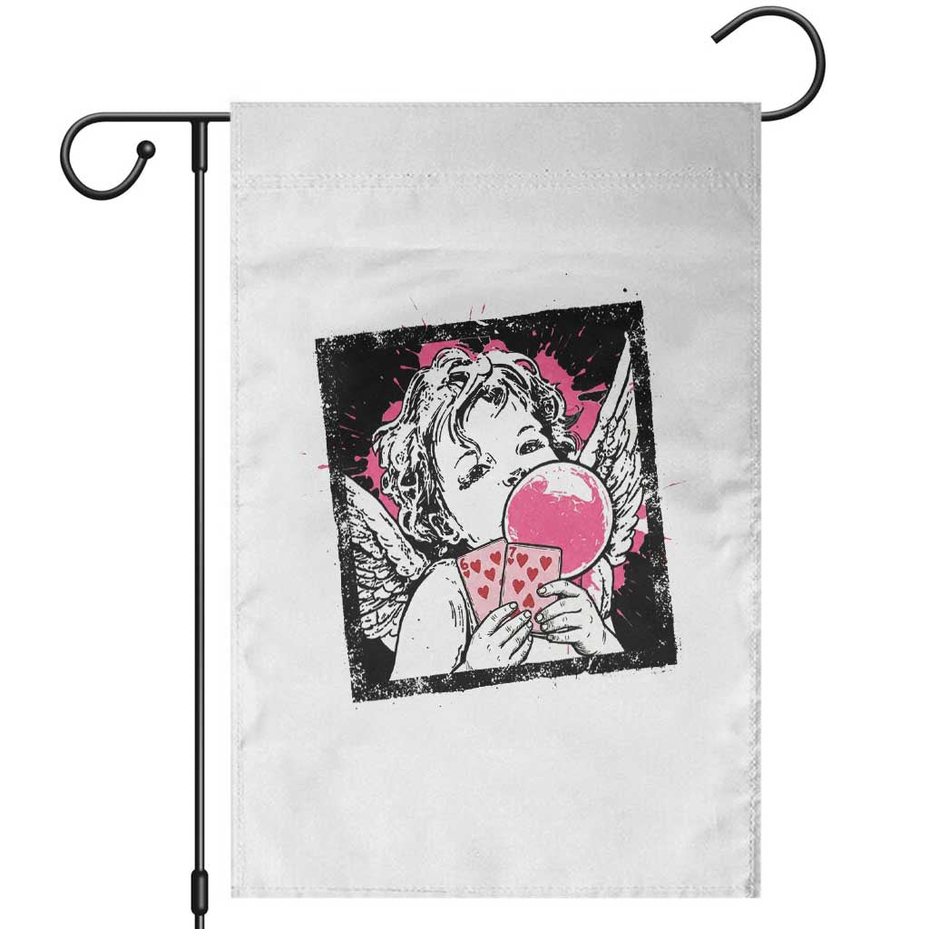 Funny 67 Valentines Garden Flag Cupid Playing Cards Six Seven - Wonder Print Shop