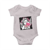 Funny 67 Valentines Baby Onesie Cupid Playing Cards Six Seven - Wonder Print Shop