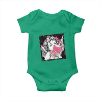 Funny 67 Valentines Baby Onesie Cupid Playing Cards Six Seven - Wonder Print Shop