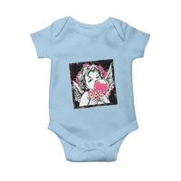 Funny 67 Valentines Baby Onesie Cupid Playing Cards Six Seven - Wonder Print Shop