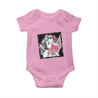 Funny 67 Valentines Baby Onesie Cupid Playing Cards Six Seven - Wonder Print Shop