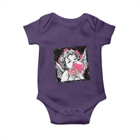 Funny 67 Valentines Baby Onesie Cupid Playing Cards Six Seven - Wonder Print Shop