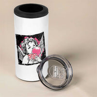 Funny 67 Valentines 4 in 1 Can Cooler Tumbler Cupid Playing Cards Six Seven - Wonder Print Shop