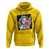 Funny 67 Valentines Hoodie Cupid Playing Cards Six Seven - Wonder Print Shop