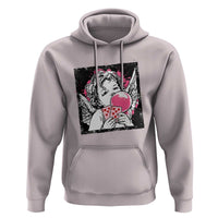 Funny 67 Valentines Hoodie Cupid Playing Cards Six Seven - Wonder Print Shop