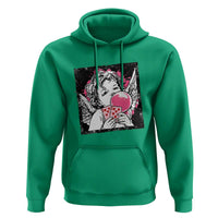 Funny 67 Valentines Hoodie Cupid Playing Cards Six Seven - Wonder Print Shop