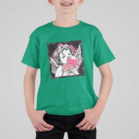 Funny 67 Valentines T Shirt For Kid Cupid Playing Cards Six Seven - Wonder Print Shop