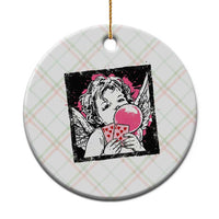 Funny 67 Valentines Ceramic Ornament Cupid Playing Cards Six Seven - Wonder Print Shop