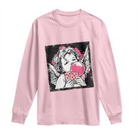 Funny 67 Valentines Long Sleeve Shirt Cupid Playing Cards Six Seven - Wonder Print Shop