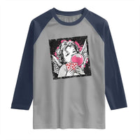 Funny 67 Valentines Raglan Shirt Cupid Playing Cards Six Seven - Wonder Print Shop