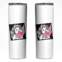 Funny 67 Valentines Skinny Tumbler Cupid Playing Cards Six Seven - Wonder Print Shop