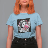 Funny 67 Valentines T Shirt For Women Cupid Playing Cards Six Seven - Wonder Print Shop