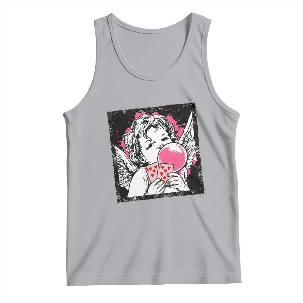 Funny 67 Valentines Tank Top Cupid Playing Cards Six Seven - Wonder Print Shop