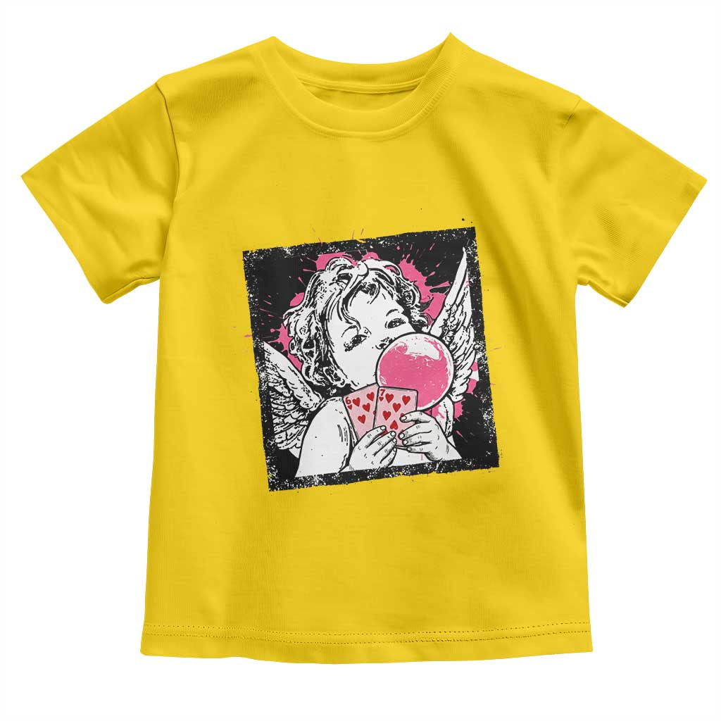 Funny 67 Valentines Toddler T Shirt Cupid Playing Cards Six Seven - Wonder Print Shop