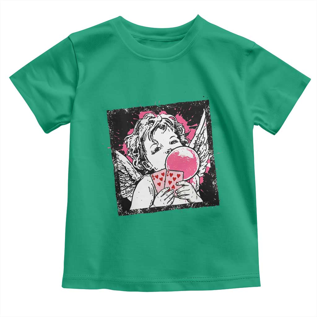 Funny 67 Valentines Toddler T Shirt Cupid Playing Cards Six Seven - Wonder Print Shop