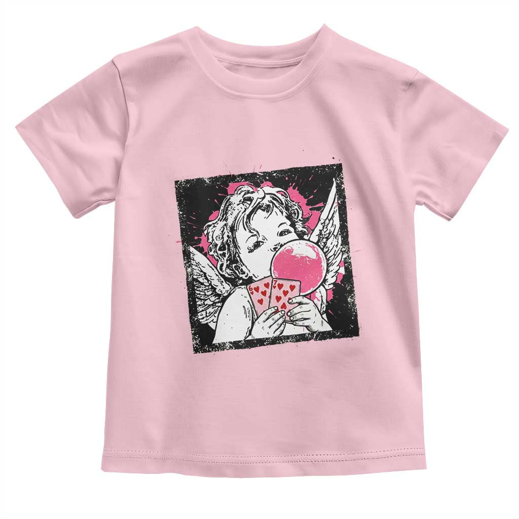 Funny 67 Valentines Toddler T Shirt Cupid Playing Cards Six Seven - Wonder Print Shop
