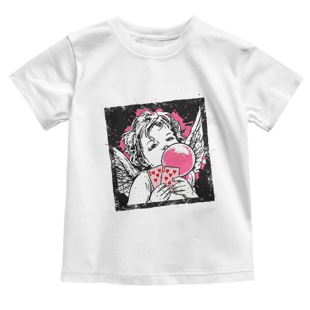 Funny 67 Valentines Toddler T Shirt Cupid Playing Cards Six Seven - Wonder Print Shop