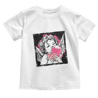 Funny 67 Valentines Toddler T Shirt Cupid Playing Cards Six Seven - Wonder Print Shop