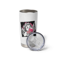 Funny 67 Valentines Tumbler Cup Cupid Playing Cards Six Seven - Wonder Print Shop