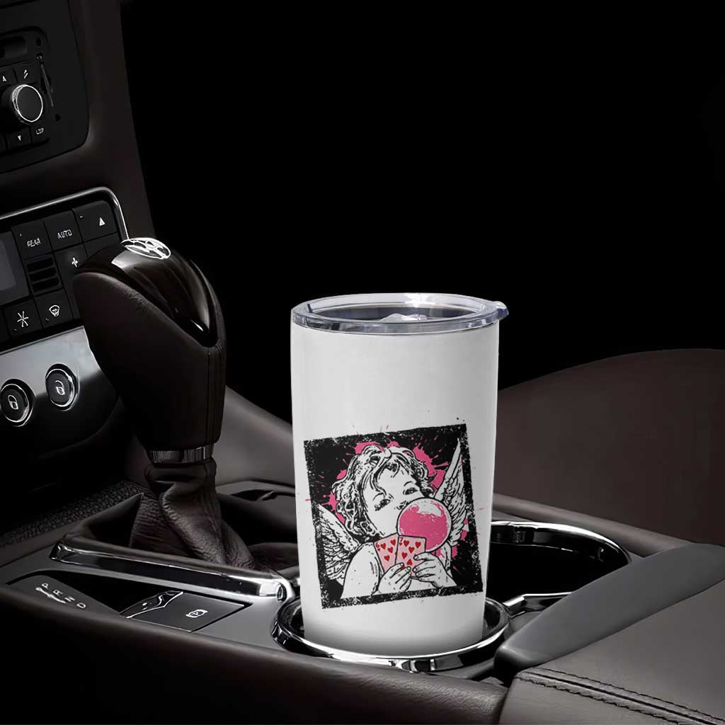 Funny 67 Valentines Tumbler Cup Cupid Playing Cards Six Seven - Wonder Print Shop