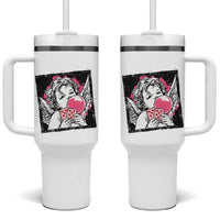 Funny 67 Valentines Tumbler With Handle Cupid Playing Cards Six Seven - Wonder Print Shop