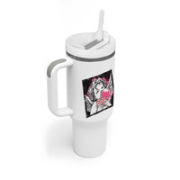 Funny 67 Valentines Tumbler With Handle Cupid Playing Cards Six Seven - Wonder Print Shop