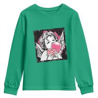 Funny 67 Valentines Youth Sweatshirt Cupid Playing Cards Six Seven - Wonder Print Shop
