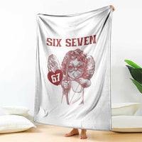 67 Valetines Meme Throw Blanket Funny Six Seven Valentines Day Heart - Wonder Print Shop