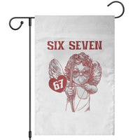 67 Valetines Meme Garden Flag Funny Six Seven Valentines Day Heart - Wonder Print Shop