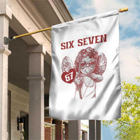 67 Valetines Meme Garden Flag Funny Six Seven Valentines Day Heart - Wonder Print Shop