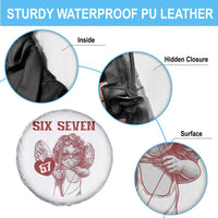 67 Valetines Meme Spare Tire Cover Funny Six Seven Valentines Day Heart - Wonder Print Shop