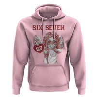 67 Valetines Meme Hoodie Funny Six Seven Valentines Day Heart - Wonder Print Shop