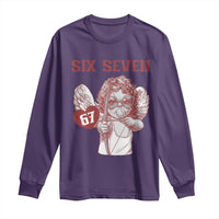 67 Valetines Meme Long Sleeve Shirt Funny Six Seven Valentines Day Heart - Wonder Print Shop