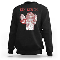 67 Valetines Meme Sweatshirt Funny Six Seven Valentines Day Heart - Wonder Print Shop