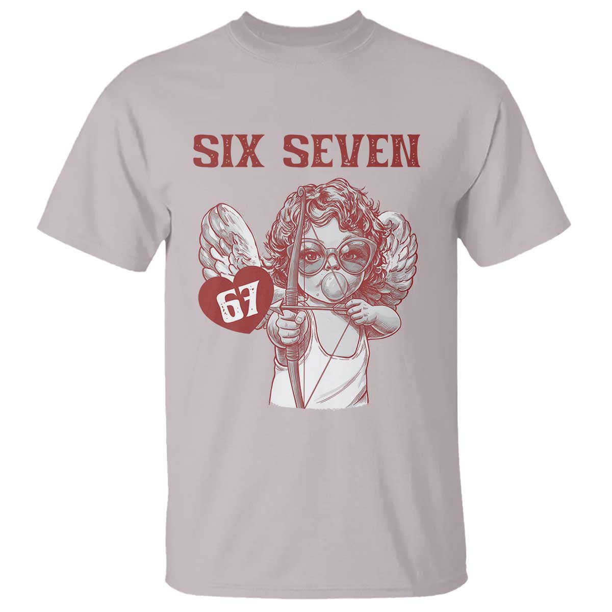 67 Valetines Meme T Shirt Funny Six Seven Valentines Day Heart - Wonder Print Shop