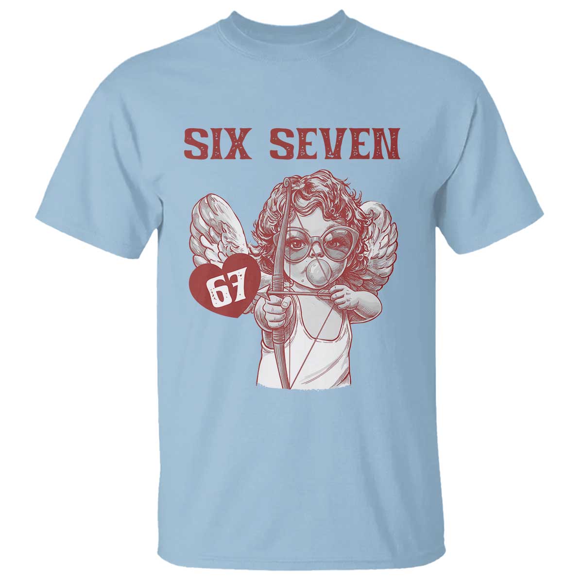 67 Valetines Meme T Shirt Funny Six Seven Valentines Day Heart - Wonder Print Shop