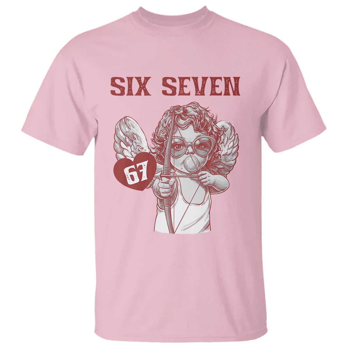 67 Valetines Meme T Shirt Funny Six Seven Valentines Day Heart - Wonder Print Shop