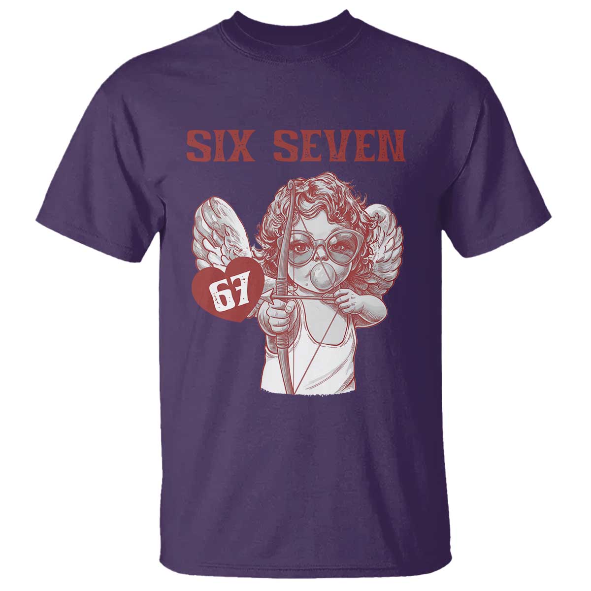67 Valetines Meme T Shirt Funny Six Seven Valentines Day Heart - Wonder Print Shop