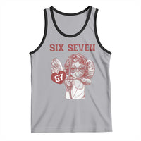 67 Valetines Meme Tank Top Funny Six Seven Valentines Day Heart - Wonder Print Shop