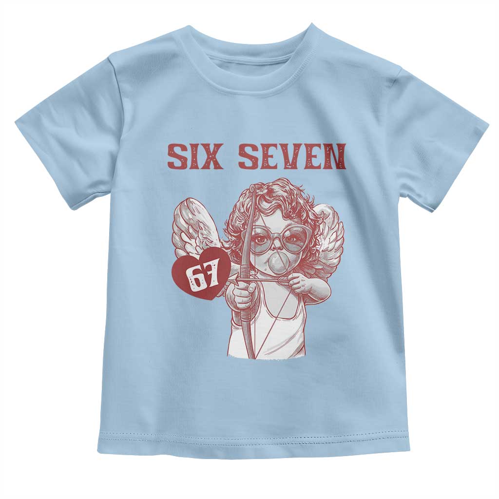 67 Valetines Meme Toddler T Shirt Funny Six Seven Valentines Day Heart - Wonder Print Shop